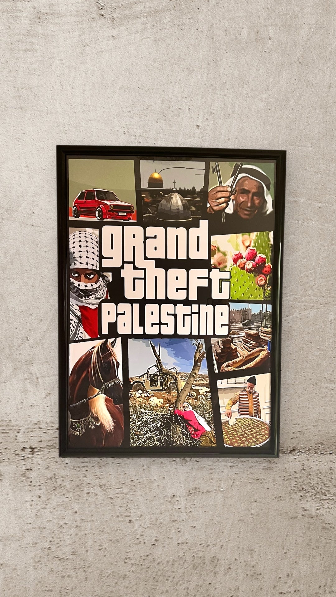 Grand Theft Palestine Poster